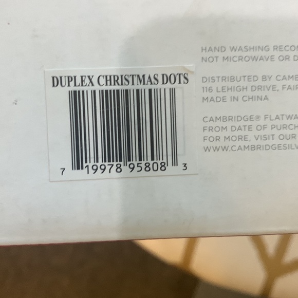 lot of style happy Christmas Cambridge salad server cake server cheese knives - Picture 6 of 8